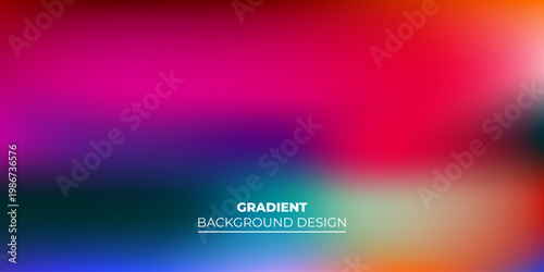 Dramatic abstract gradient background with deep blue and vibrant red hues blending into pink and orange tones, suggesting intensity and passion.