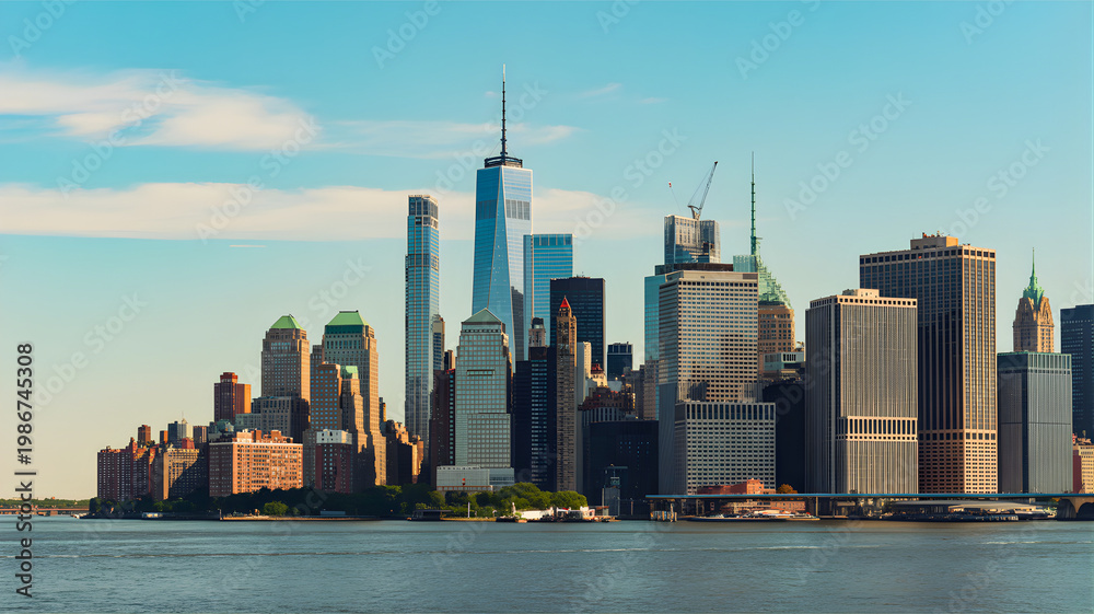 Obraz premium New York City Skyline with Tall Buildings