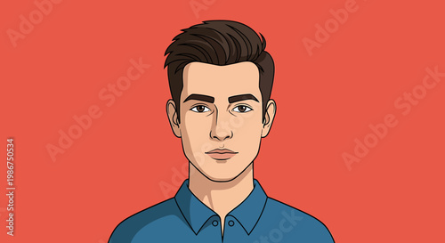 Silhouette of a Man in a Suit and Tie, Representing Business and Professionalism