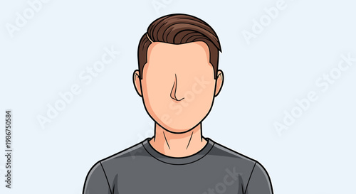 Silhouette of a Man in a Suit and Tie, Representing Business and Professionalism