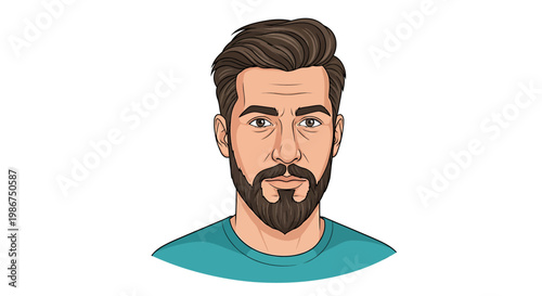 Silhouette of a Man in a Suit and Tie, Representing Business and Professionalism