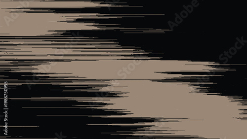 Brown and black abstract digital glitch art design element no specific object or scene