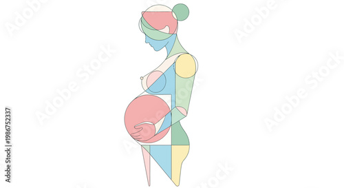 Happy pregnant family with husband and child in a beautiful park, celebrating new life and a growing family together