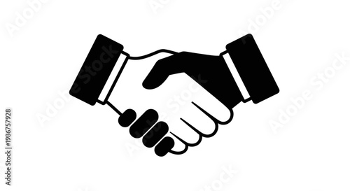 Handshake agreement and partnership concept.
