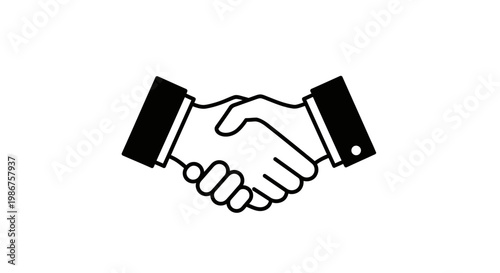 Handshake agreement and partnership concept.
