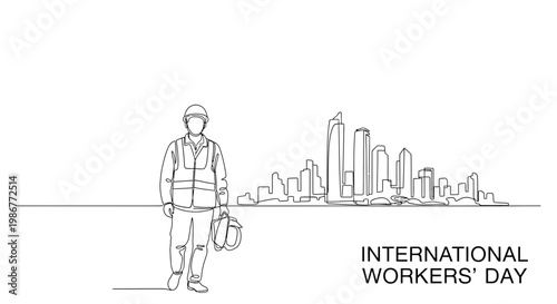 Man walking with a briefcase.