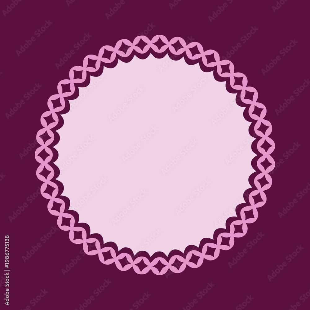 Obraz premium Greeting card copy space with Islamic ornaments and floral plants background