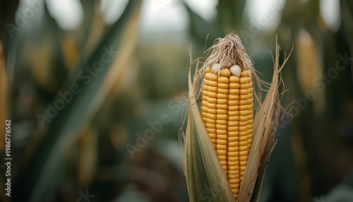 corn on the stalk