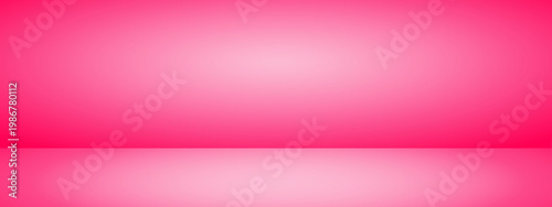 Pink studio room. Limbo light background. Abstract 3d bg with empty space