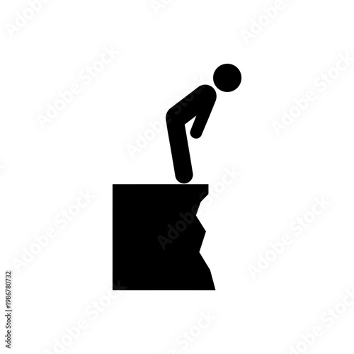Danger of Falling Edge Icon