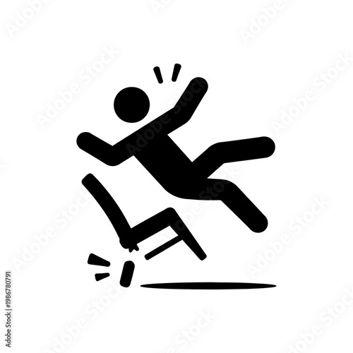 Unstable Chair Collapse Icon