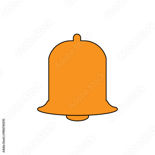 The bell symbol is a universal symbol for attention, reminders, and mass communication. Illustration of announcements and information.