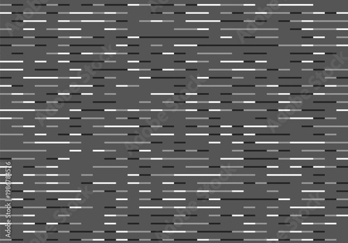 Abstract digital glitch pattern of varying horizontal lines on a grey background