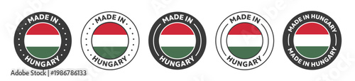 Set of Made in Hungary label icons. Made in Hungary logo symbol. Hungary-made badge. Hungary flag. suitable for products of Hungary. vector illustration Free Download Set of Made in Hungary label icons. Made in Hungary logo symbol. Hungary-made badge. Hungary flag. suitable for products of Hungary. vector illustration - GFXLoad