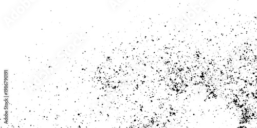 Speckled Dust Grain Texture, Grunge Noise Overlay on White Background, Vintage Distressed Grit Pattern for Creative Use.