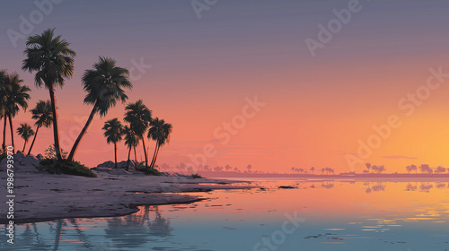 Isola al tramonto. Vacanze