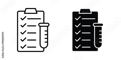 Blood Report icon design Illustration set for Projects