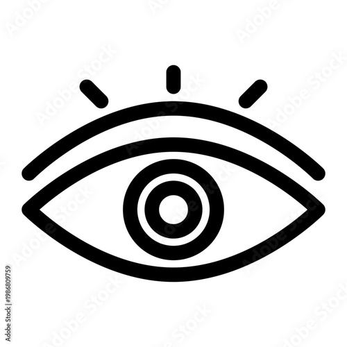 Creative Eye Vision Insight Observation Icon