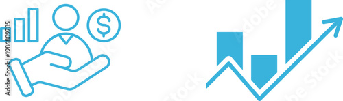 Finance icon set collection group featuring banking money investment budget accounting currency payment business economy tax profit savings credit wallet analytics modern vector design.