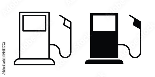Car fuel icon design Illustration set for Projects