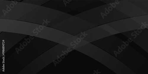 Black abstract background. Elegant dark diagonal shape elements. Modern luxury grey gradient graphic design. Eps 10