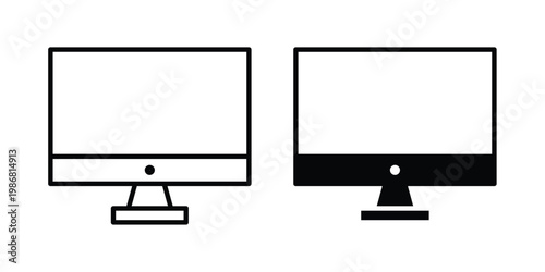 Computer icon design Illustration set for Projects