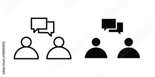 Consultant icon design Illustration set for Projects