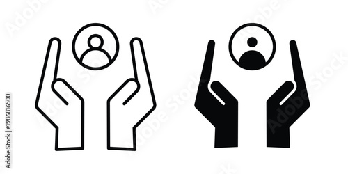 Customer retention icon design Illustration set for Projects