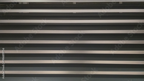 Slika na platnu Metallic grey siding texture