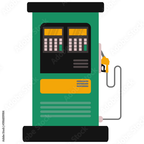 Gas Station Illustration