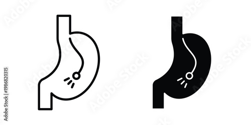 Endoscopy icon design Illustration set for Projects