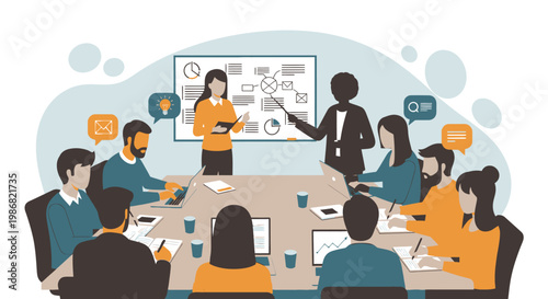 Business people in a meeting room 2.