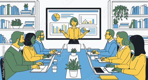 Business people in a meeting room 6.