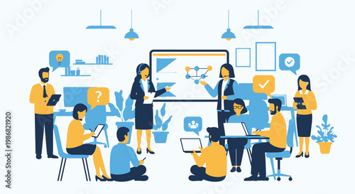 Business people working in office 2.