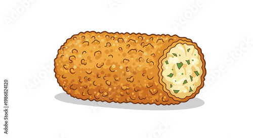 Delicious Fried Mozzarella Cheese Stick Food.