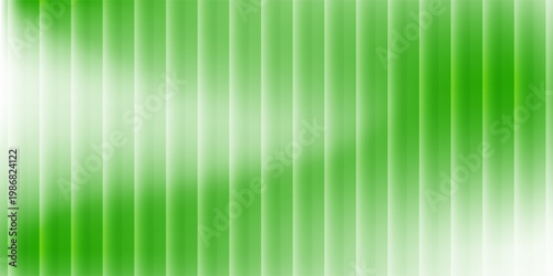 Abstract Green Background with Soft Vertical Lines and Gradient Blur Effects. Modern Minimalist Vector Design for Nature, Eco-Friendly, Healthcare, and Corporate Technology Presentation Backdrops.