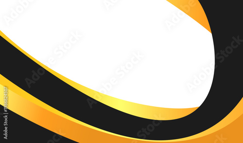 Black gold curves on white canvas create stunning textures. Suitable for backgrounds, wallpapers, prints, or abstract design projects.