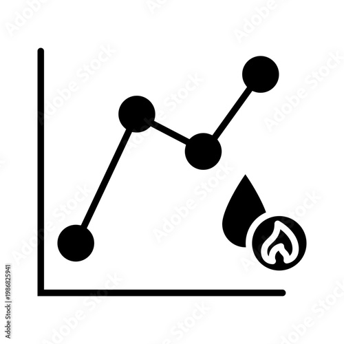 Natural gas icon vector. Propane Illustration sign. Gas supply symbol. Gas logo.
