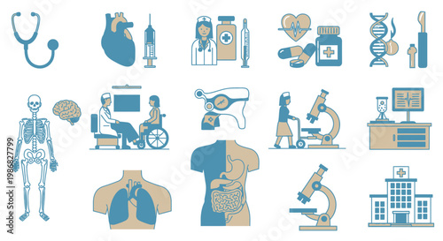 Medical icons and healthcare symbols 4.