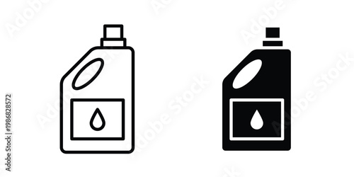 liquid detergent icon design Illustration set for Projects