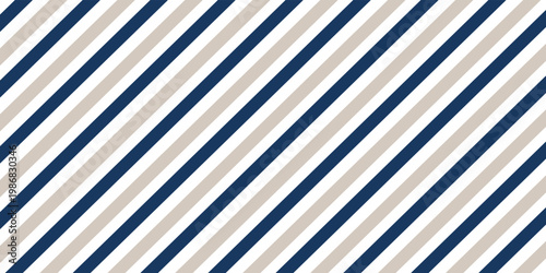 Bicolor Diagonal stripe pattern. Seamless pastel gray and cadet blue line background. Wrapping paper print with diagonal lines. Colorful package texture.