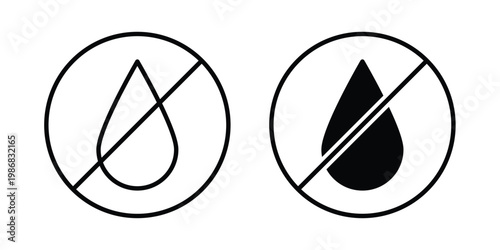 Oil free icon design Illustration set for Projects