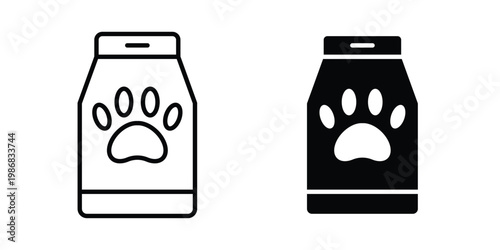 Pet food design Illustration set for Projectsage icon design Illustration set for Projects