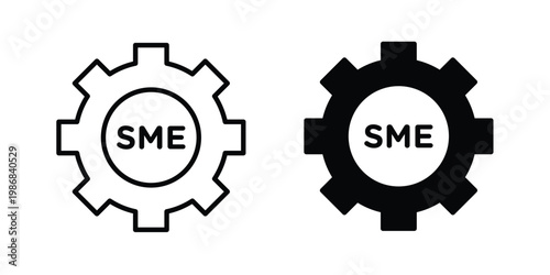 SME icon design Illustration set for Projects