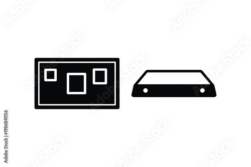 Office Notice Board Information Display Graphic Illustration