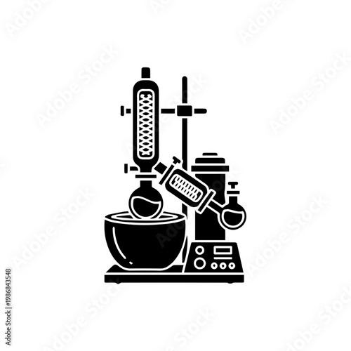 A kitchen mixer with various attachments