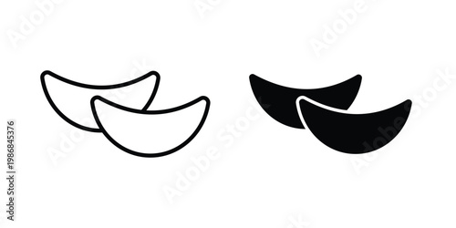 Under the eye patches icon design Illustration set for Projects