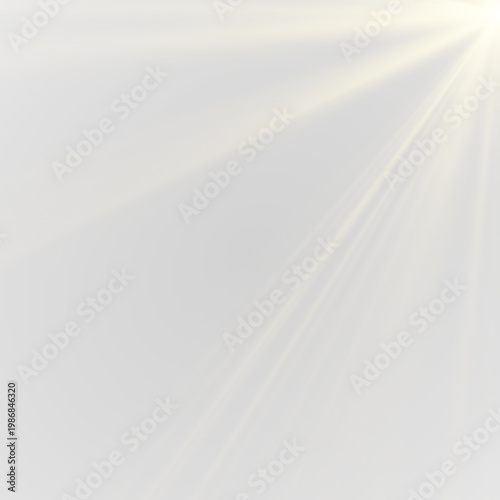 Isolated sun with smooth flowing beams and soft glowing aura png