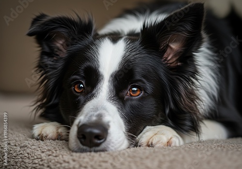 Border Collie Gaze: A Moment of Quiet Intensity