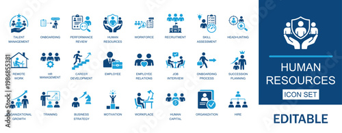 Human resources and corporate management. Includes recruitment, employee relations and workforce development. Perfect for business strategy and organizational growth.